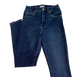 Good American Good Waist Ankle High Rise Skinny Jeans Blue387